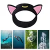 Cat Ears 3mm Neoprene Diving Headband Cartoon Diving Hood for Snorkeling Surfing