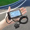 24V/36V/48V Electric Bicycle Speedometer LCD Display Intelligent Ebike Odometer