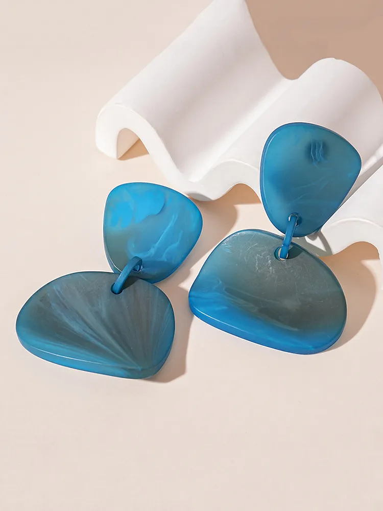 Geometric Irregular clipping Earrings Accessories
