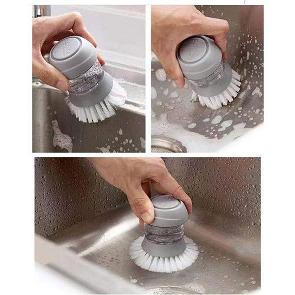 Press-type Dishwashing Brush
