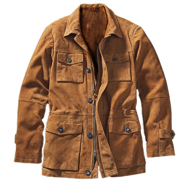 Men's Outdoor Basic Retro Casual Wear Tactical Jacket