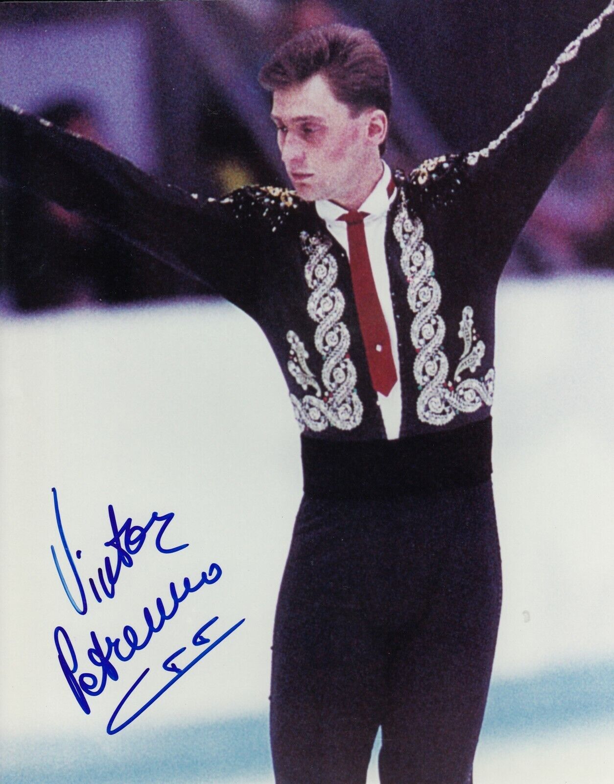 Victor Petrenko #0 8x10 Signed Photo Poster painting w/ COA Skating 031019