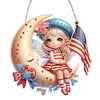 Diamond Painting Fairy Flag Pendant for Home Wall Decor