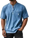 Men's Casual Pocket V-Neck T-Shirt