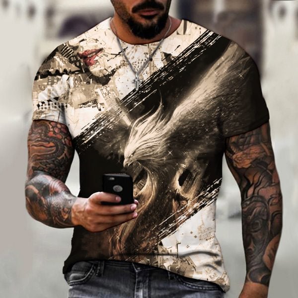 Men's Fashion Phoenix Short Sleeve T-Shirt