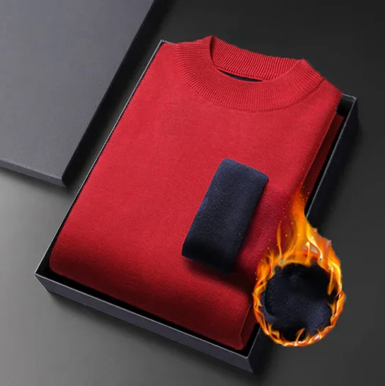 Męski sweter zimowy z golfem 💥 M-4XL✨