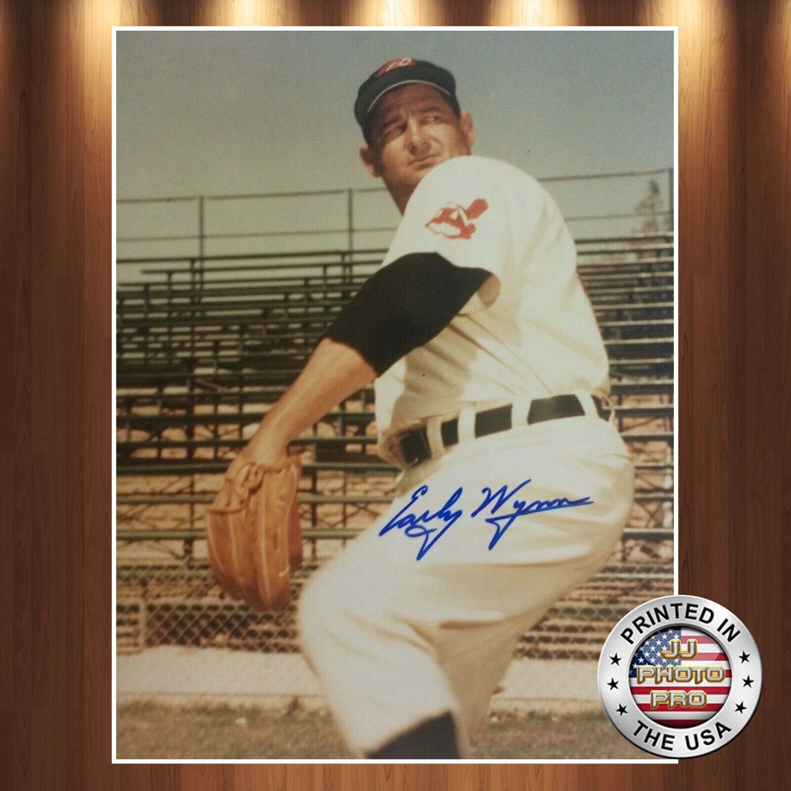 Early Wynn Autographed Signed 8x10 Photo Poster painting ( HOF Indians ) REPRINT