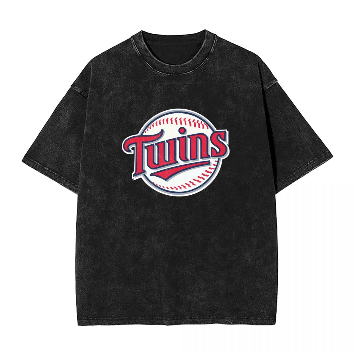 Minnesota Twins Printed Vintage Men's Oversized T-Shirt