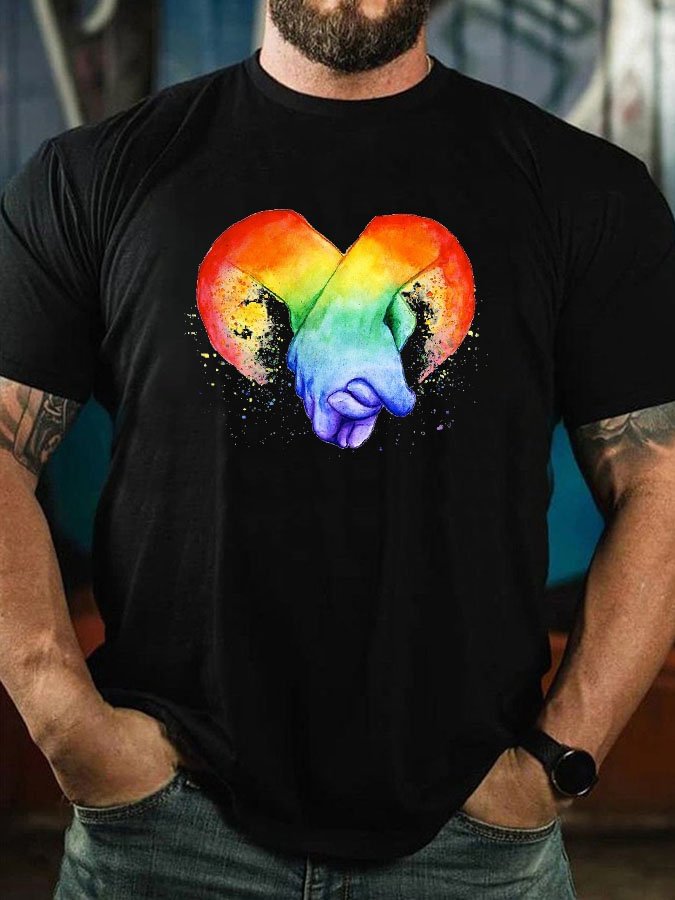 Rainbow Alphabet Print T-Shirt