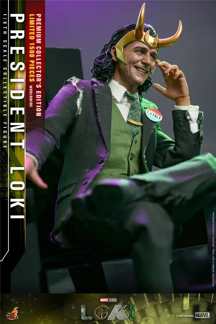 Hot Toys Loki President Loki (Main Batch) 1/6 Scale Figure Set TMS066