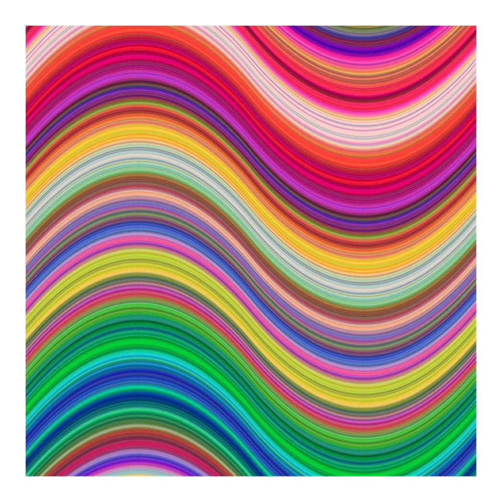 

Rainbow Ripple Map - Round Drill Diamond Painting - 40*40CM, 501 Original