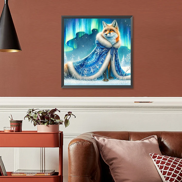 Snuqevc Adult Diamond Painting Kits - Pretty Fox Diamond Painting, Vintage  Digital Oil Painting Round Rhinestone Craft Canvas, 8X12inch Room Decor