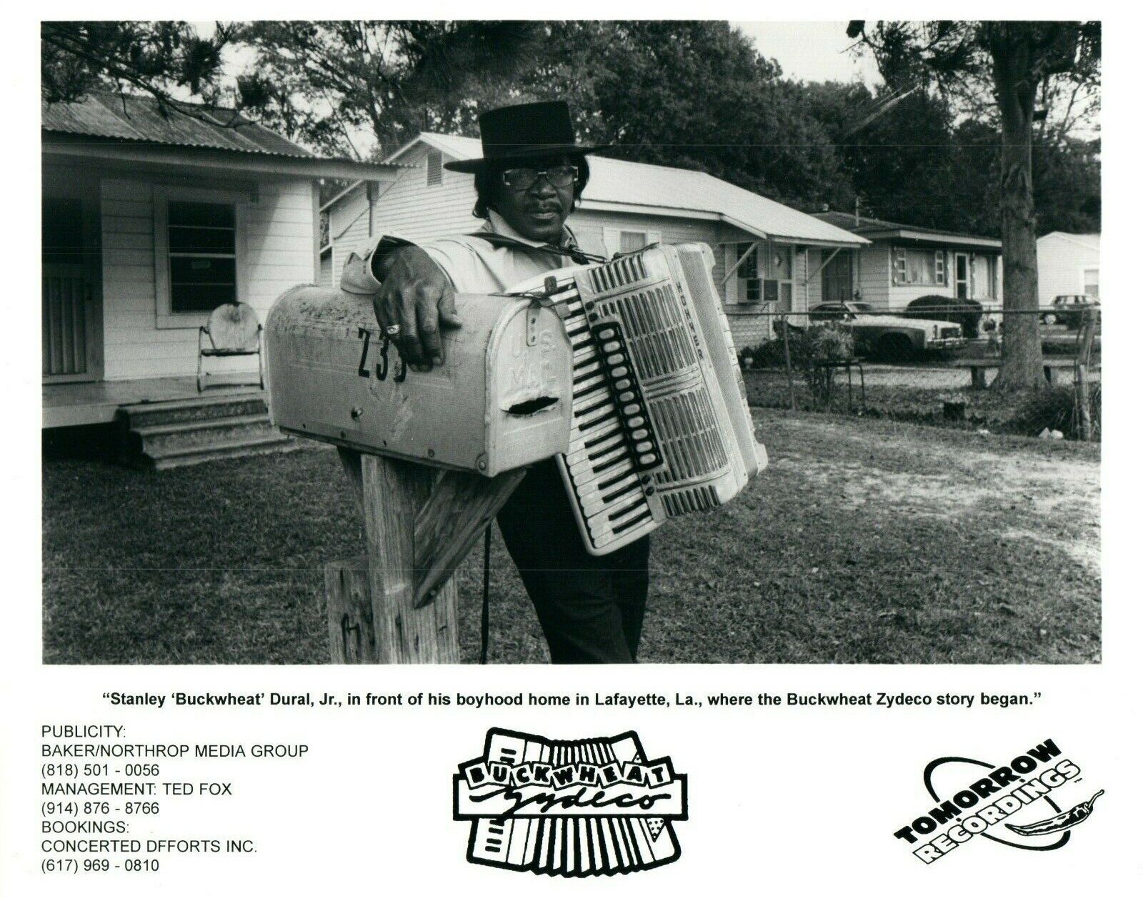 BUCKWHEAT ZYDECO R&B Zydeco Music 8x10 Promo Press Photo Poster painting Tomorrow Records