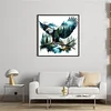 Silhouette Eagle-11CT Stamped Cross Stitch 50*50cm/19.69*19.69in