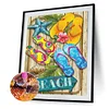 (5 Sizes) Beach Sandal-Full Square Diamond Painting