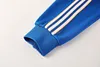 Joyfball 2025/2026 Real Madrid Long Zipped Terrace Icons Blue Jacket 