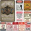 (Multi Style)Warning - Vintage Metal Signs - 30*40cm