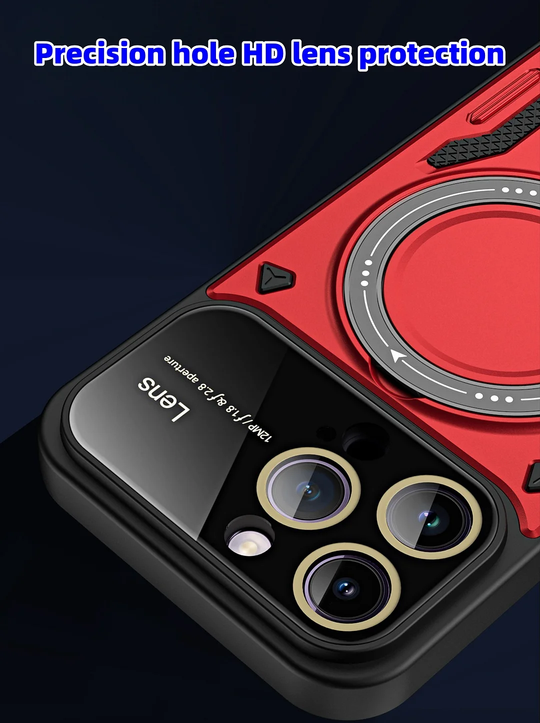 New Apple anti-fall large window stand mobile phone case