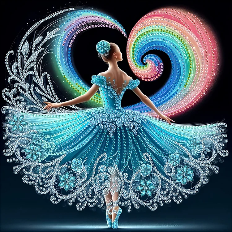 Girl - Partial Drill - Special Diamond Painting(30*30cm)