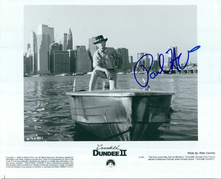 Paul Hogan signed 8x10 Photo Poster painting in-person RARE