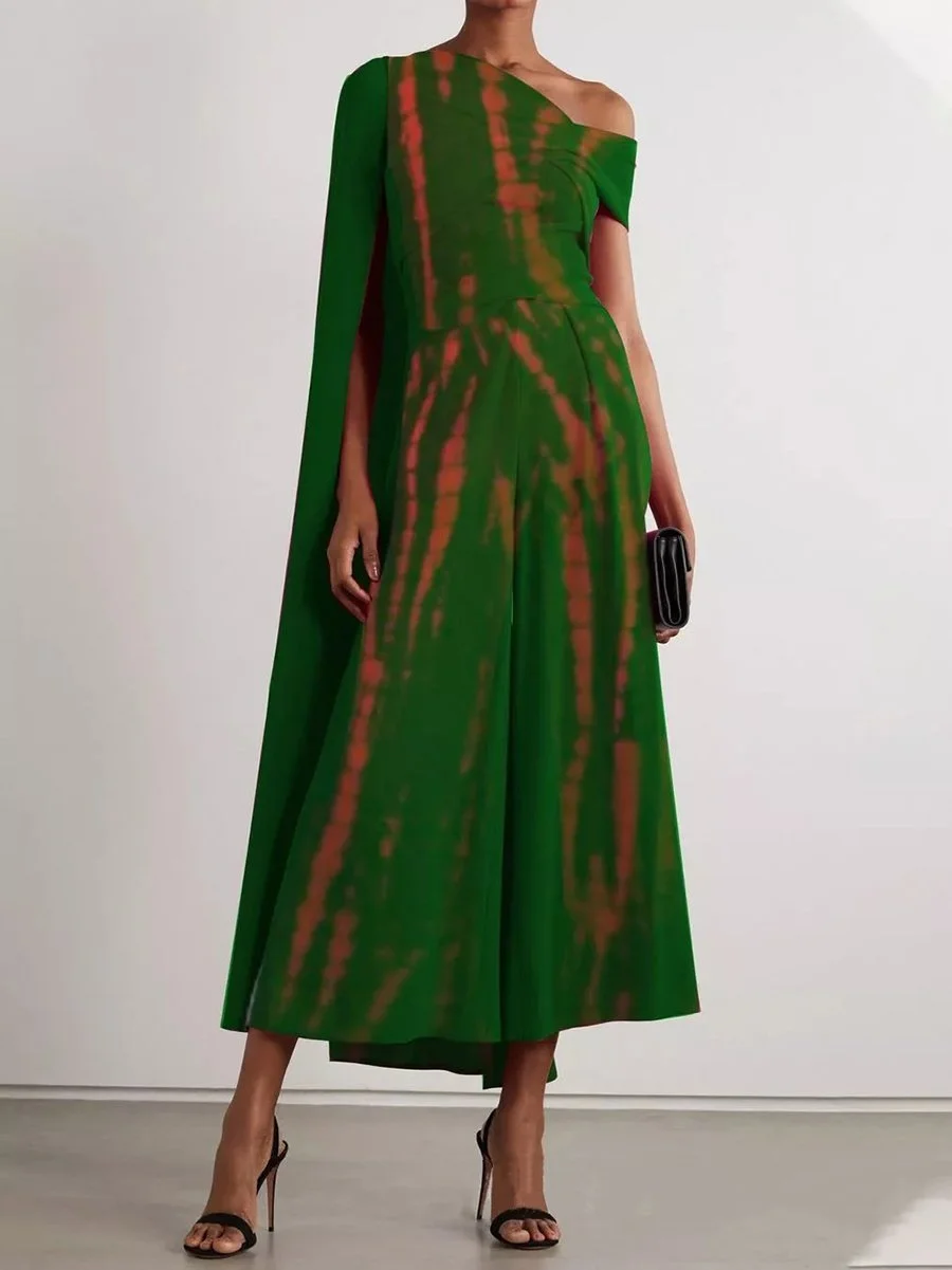 Stylish abstract printed dress