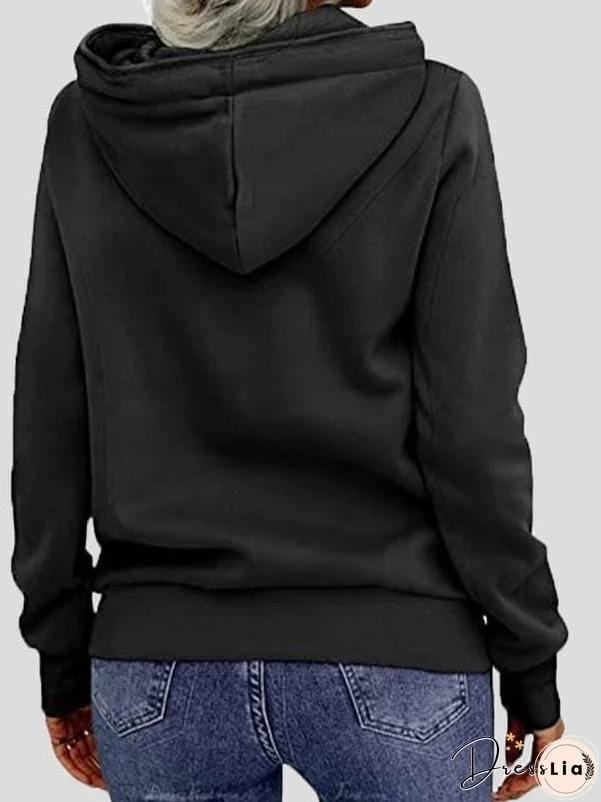 Hoodies Front Zip Long Sleeve Cool Hoodie for Women
