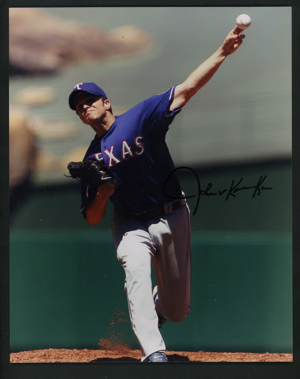 John Koronka Signed Autographed 8 x 10 Photo Poster painting Texas Rangers