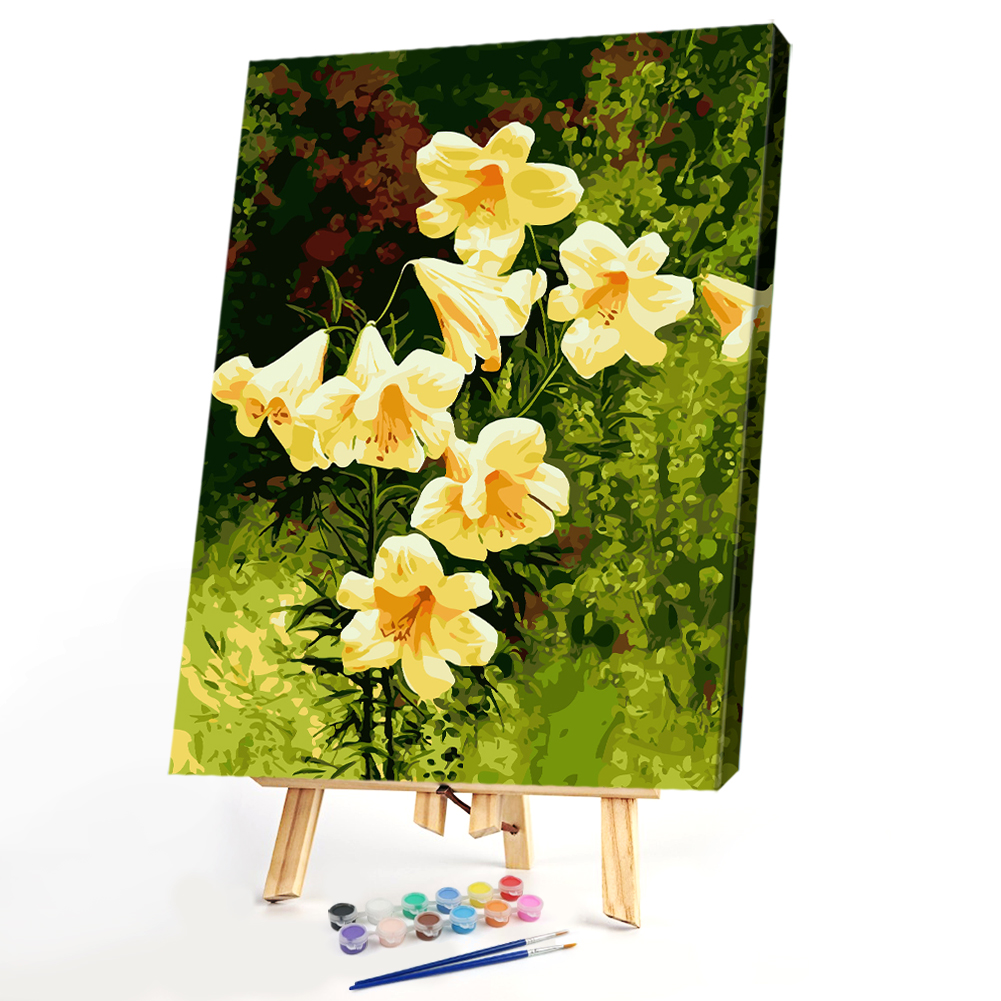 

40*50CM Paint By Numbers-Yellow Flower, 501 Original