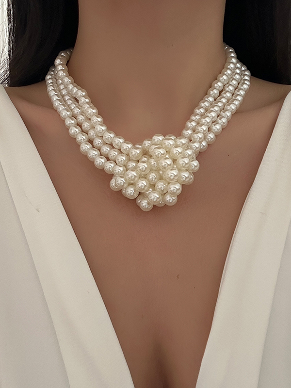 Split-Joint Beaded Necklaces Accessories