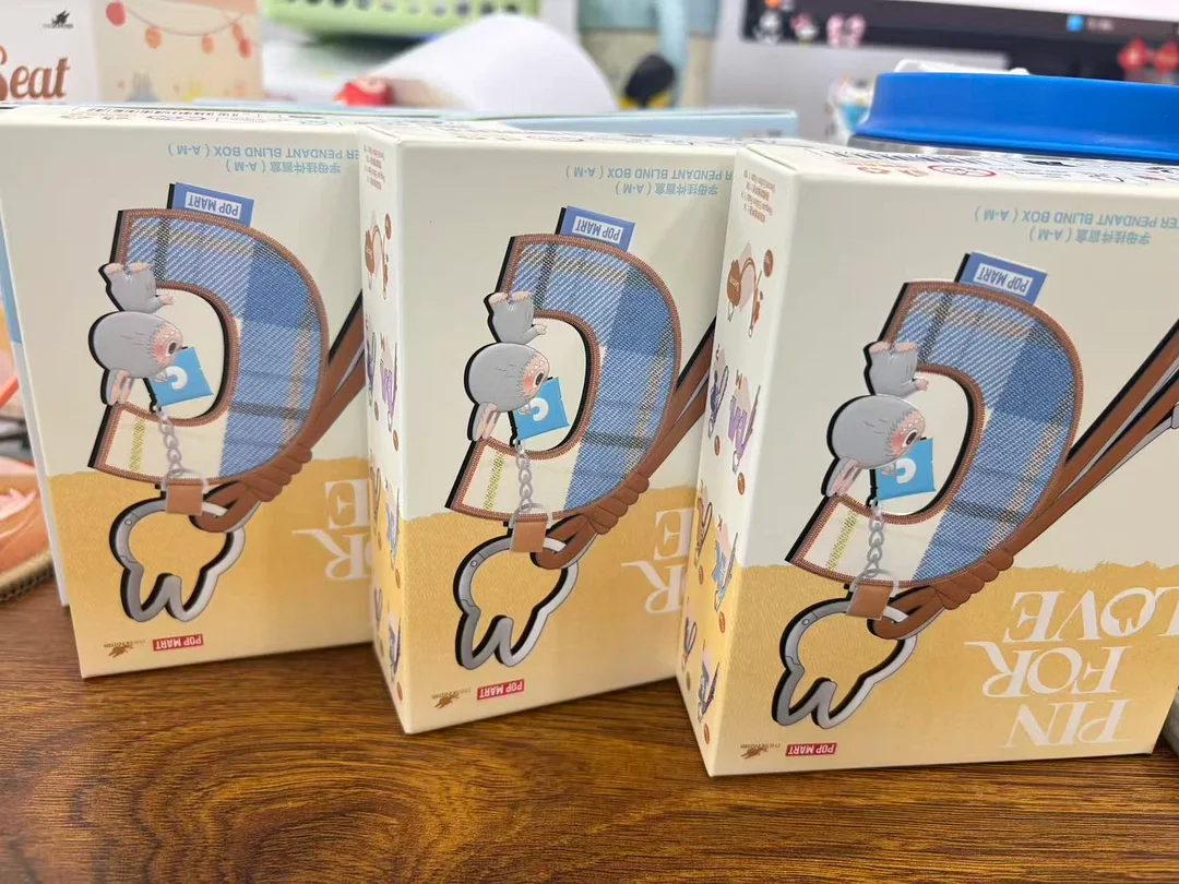 THE MONSTERS Pin for Love Series- Letter Pendant Blind Box (A-M) - A