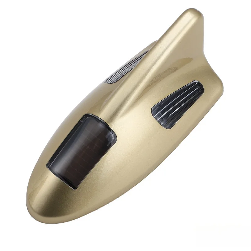 Universal Automotive Solar Shark Fin Antenna Strobe Light