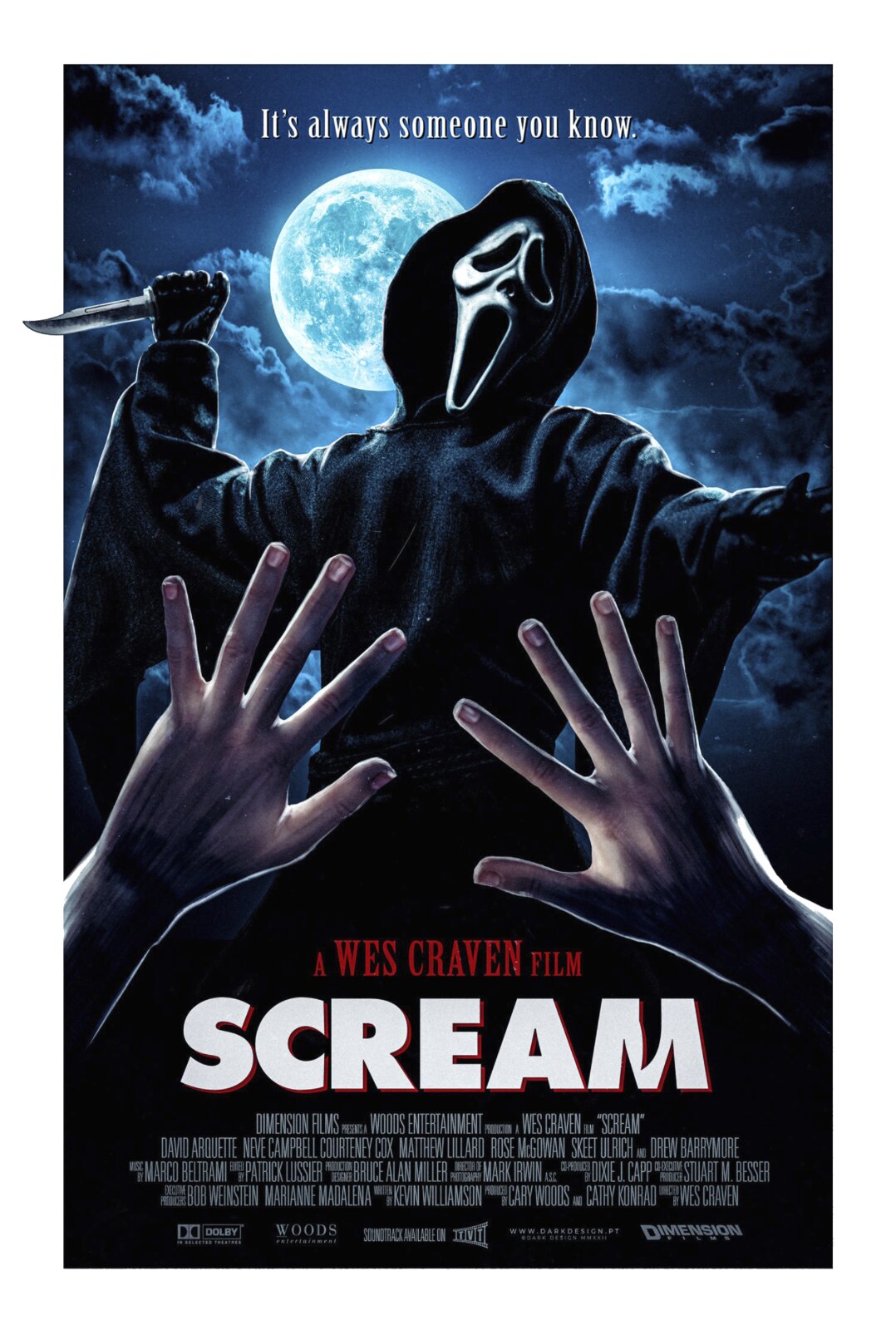 Scream Movie Print Art Canvas Poster For Living Room Decor Home Wall Picture