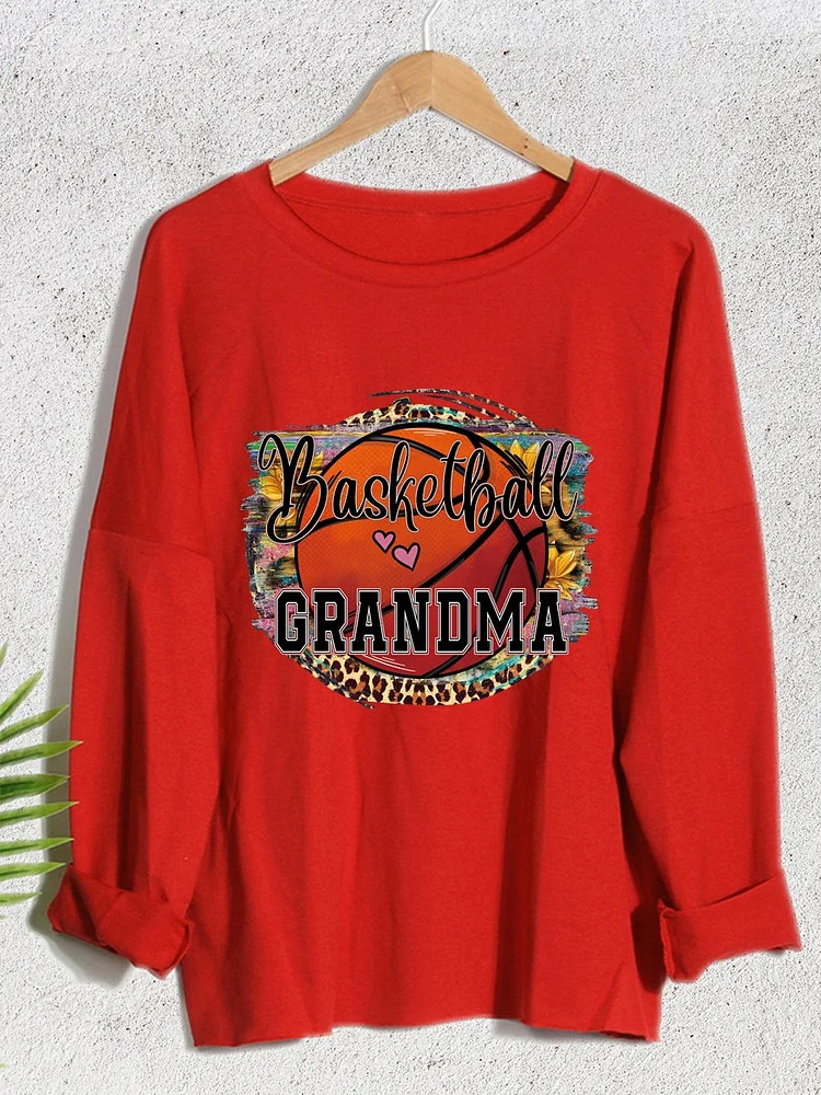 Basketball Grandma Sweatshirt-011226-Annaletters