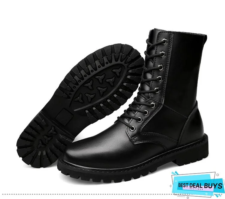 Men's Genuine Leather Engineer Boots