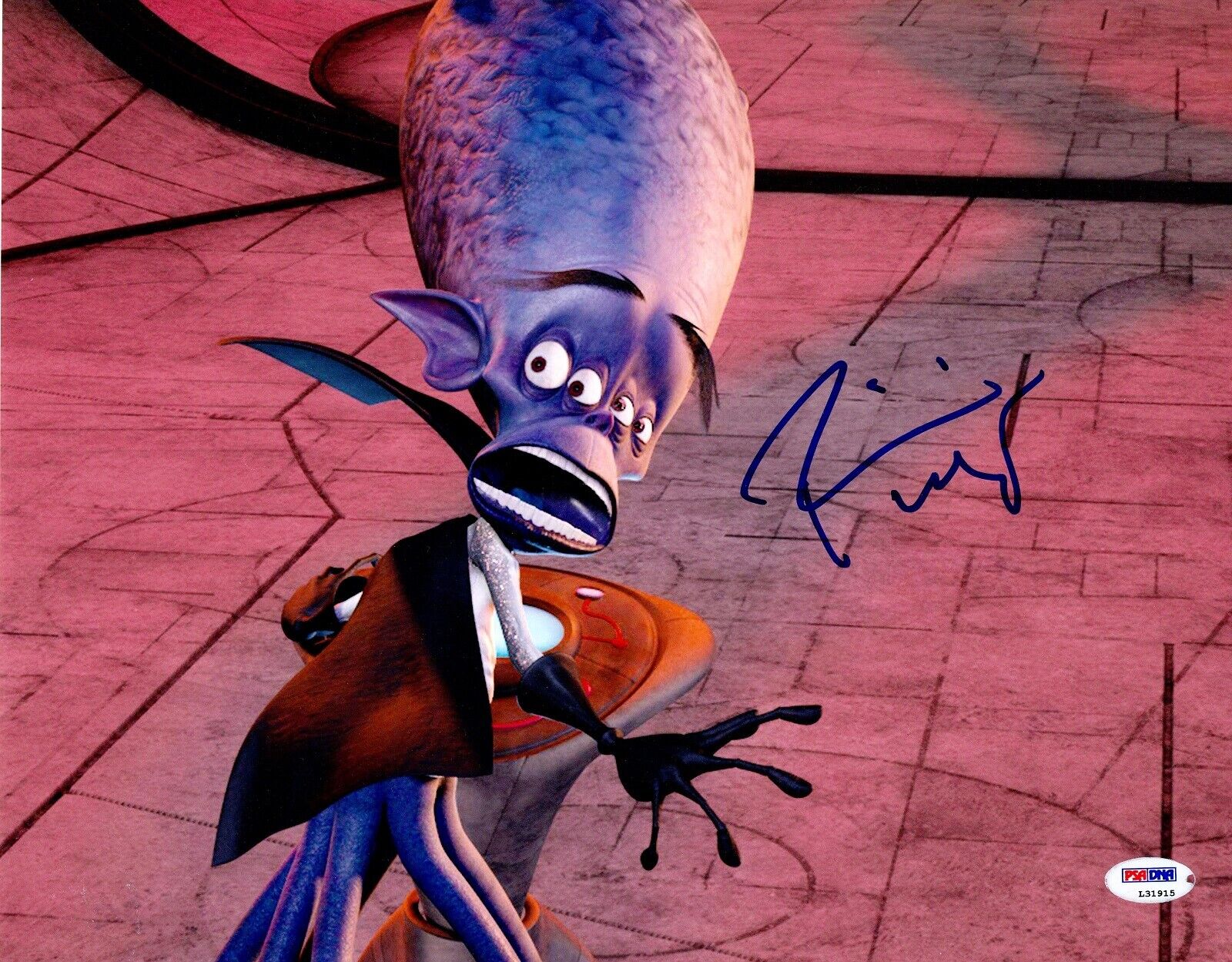 Rainn Wilson Signed - Autographed Monsters vs. Aliens 11x14 Photo Poster painting + PSA/DNA COA