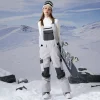 Women's High-performance Color-blocked Snow Salopettes by Inlyline