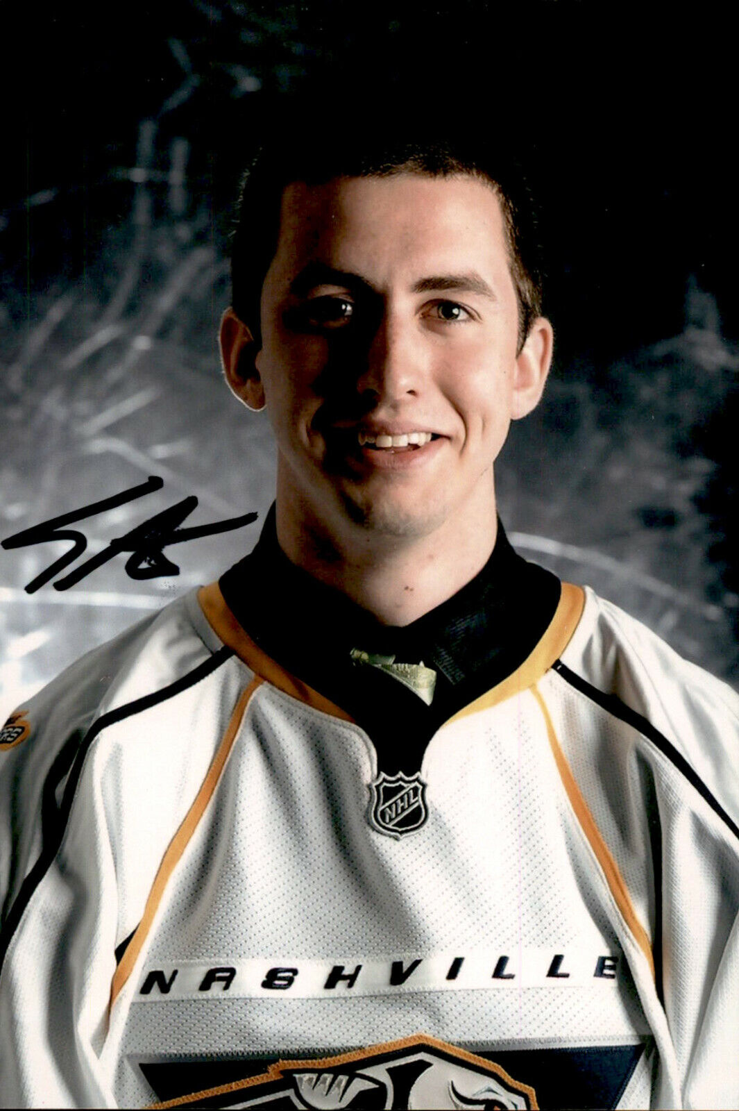 Taylor Aronson SIGNED 4x6 Photo Poster painting NASHVILLE PREDATORS