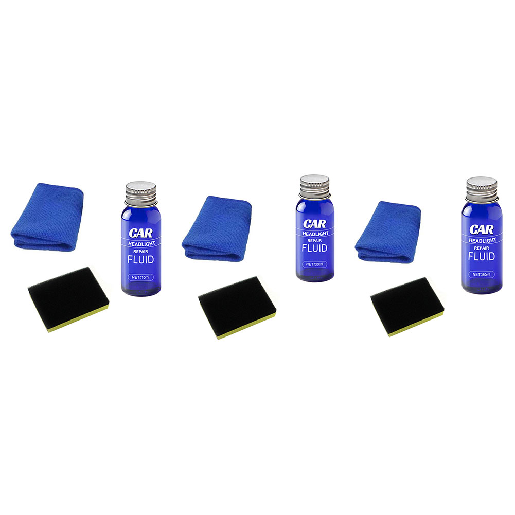 

Car Headlight Repair Fluid Lens Polishing Anti Scratch Restoration Kit, 30ml, 501 Original