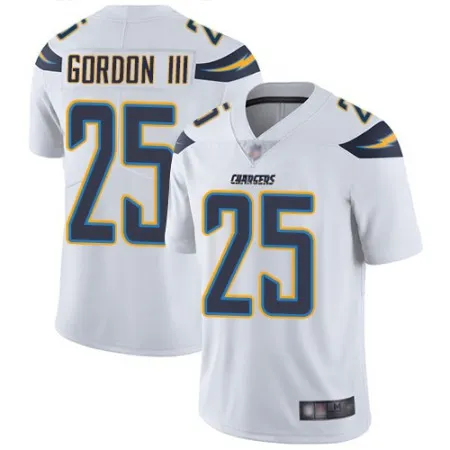 Men's Los Angeles Chargers #25 Melvin Gordon White Vapor Untouchable Limited Stitched NFL Jersey