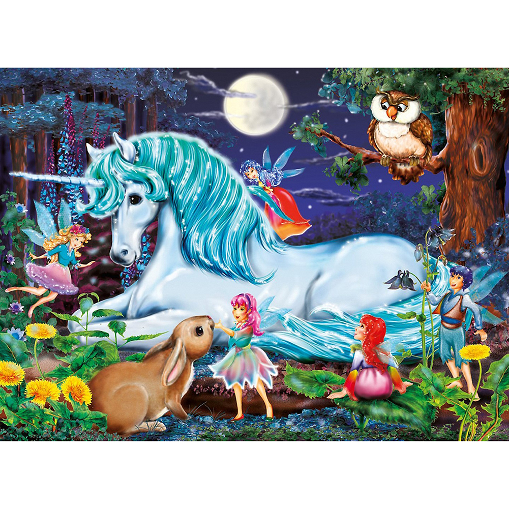

30*40CM - Round Drill Diamond Painting - Horse, 501 Original