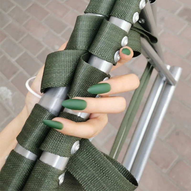 24Pcs Full Cover press on Pointed Head Scrub Fresh Temperament Orange false nails matte Wearable Stiletto Fake Nails with Glue-Nail Inspo