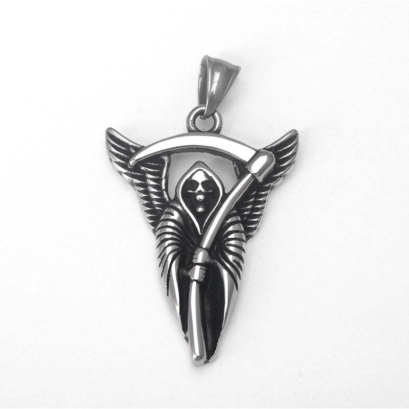 Hip-Hop Punk Classic Style Geometric Titanium Steel Men's Charms Pendant Necklace Men Pendant Necklaces
