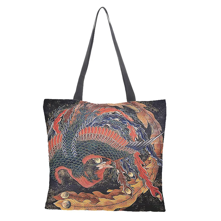 Linen Eco-friendly Tote Bag - Vintage
