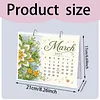 DIY 2027 Diamond Painting Calendar Art Kit Paper Desk Calendar Desktop Decoration Craft Kit