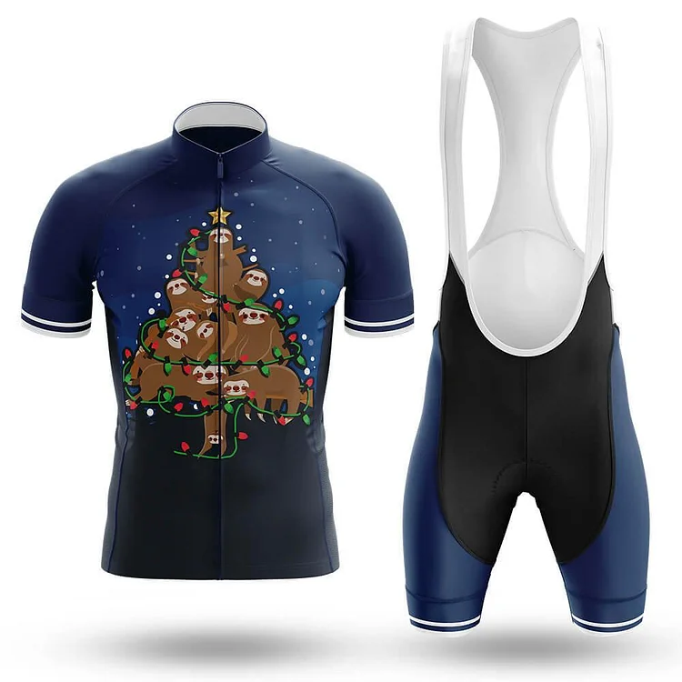 Sloth Christmas Tree Men's Cycling Kit