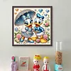 Disney Donald Duck And Daisy-11CT Stamped Cross Stitch 40*40cm/15.75*15.75in