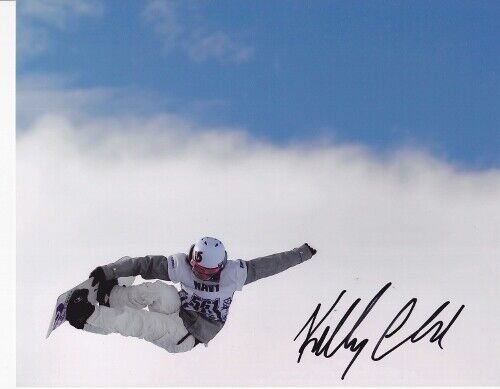 Kelly Clark Signed - Autographed Gold Medal Snowboarder 8x10 inch Photo Poster painting