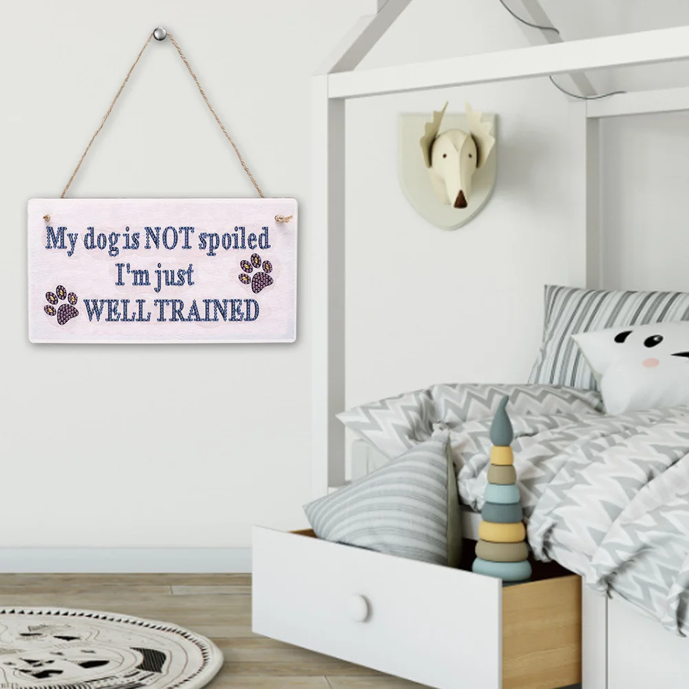 5D DIY Letters Part Special Drill Hanging Diamond Painting Decor