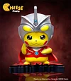 Ultraman Ace/ Seiji Hokuto Cosplay Pikachu - Ultraman Pokemon Resin Statue - CHEESE Studio