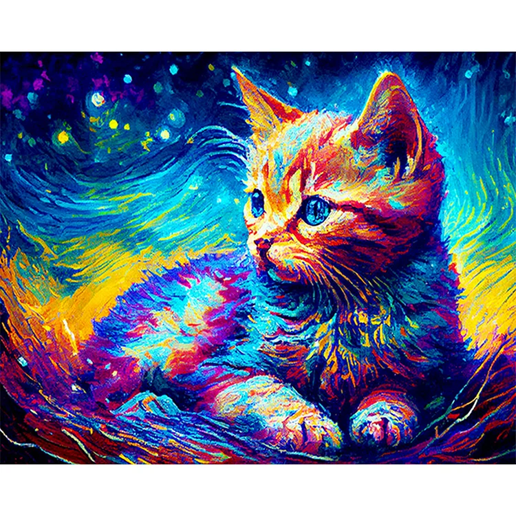 Cat - Painting By Numbers - 50*40CM gbfke